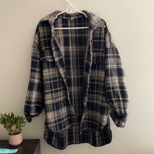Very warm over-sized flannel jacket